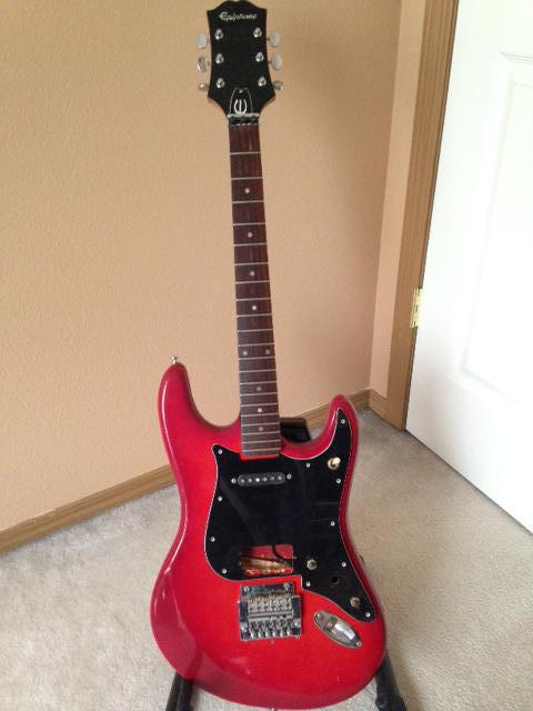 Original Epiphone (before Gibson bought them) Strat style