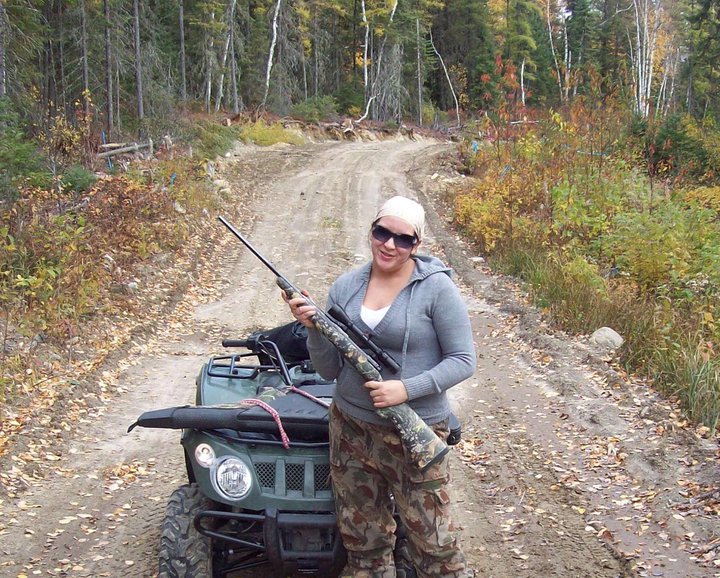 Me moose hunting, fall 2010