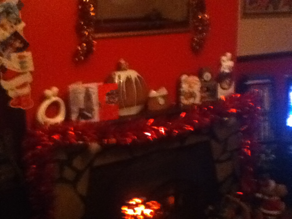 The fire and some more Christmas stuff