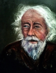 "Democritus" OIl on Canvas