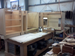 My bench, with half The galley lowers Dry Fit