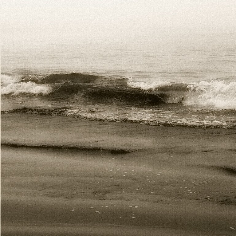 Black and White shot of "Beach #2" on Pacific Ocean.