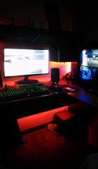 here is more of my battle station and my pc is off to the right