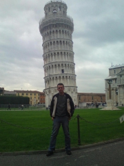I on a business trip in Italy