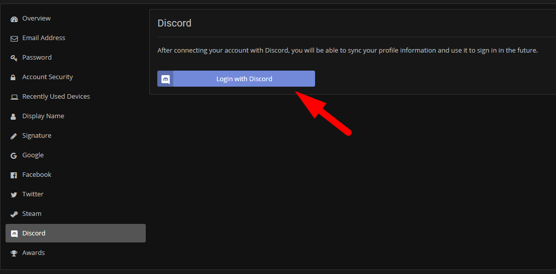 How To Link Your Forum Profile With Your Discord Account Tutorials Fearless Assassins